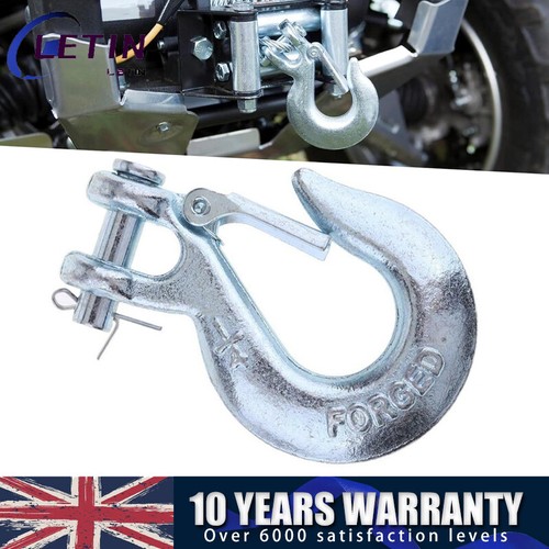 Winch hook with safety - winch,