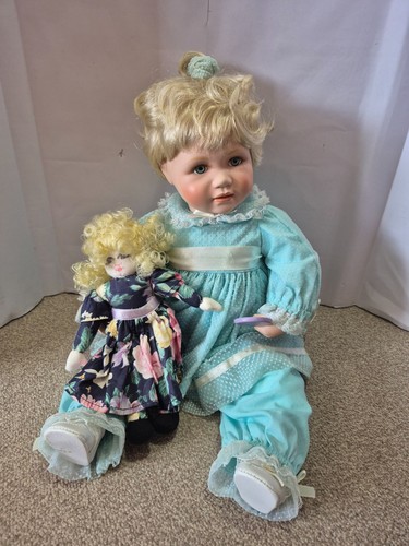 Vintage amanda porcelain doll - vintage,