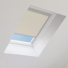 WARM CREAM THERMAL BLACKOUT SKYLIGHT ROOF BLINDS FOR ALL VELUX ROOF WINDOWS