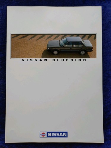 Nissan bluebird brochure - nissan,