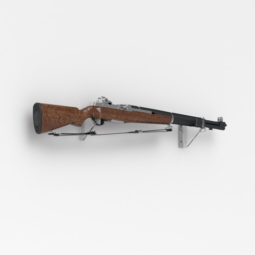 Acrylic rifle holder musket - acrylic, /