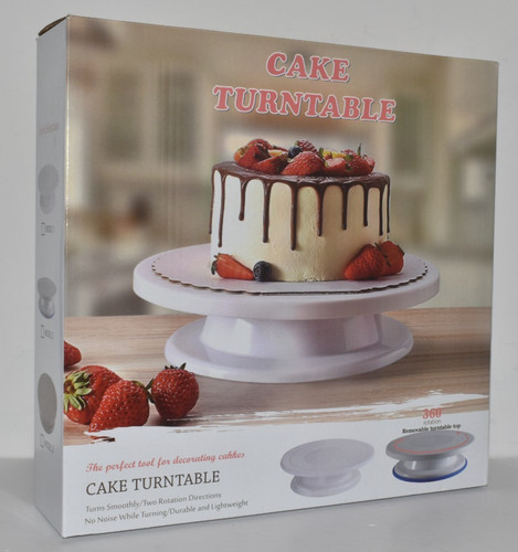 Cake decorating and turntable - decorating,