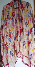 Lola Rose Zardosi Trellis Summer Holiday Beach Wrap Red & Pink mix new 