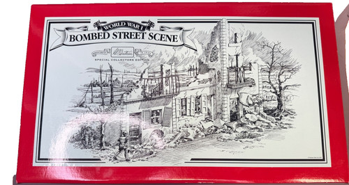 Britains bombed street scene - britains,