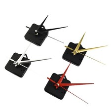 DIY Quartz Clock Mechanism Movement with Large Black Hands Wall Clock Kit
