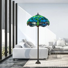 Green Tiffany Floor Lamp 16