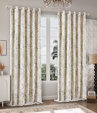 Crushed Velvet Curtains PAIR