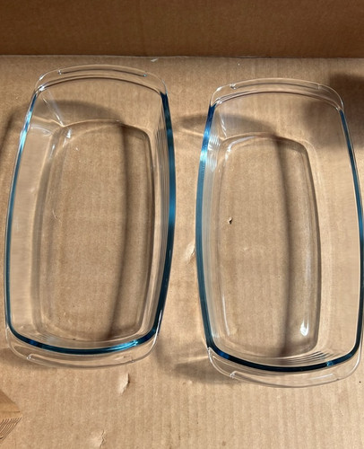 Glass loaf tins lids set - lids,