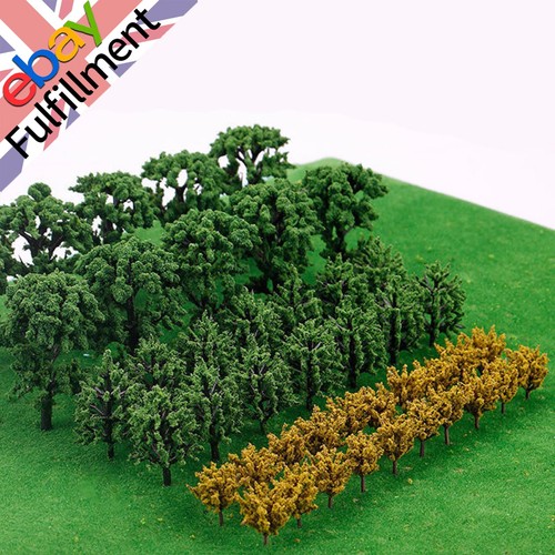 Plastic model trees - model,