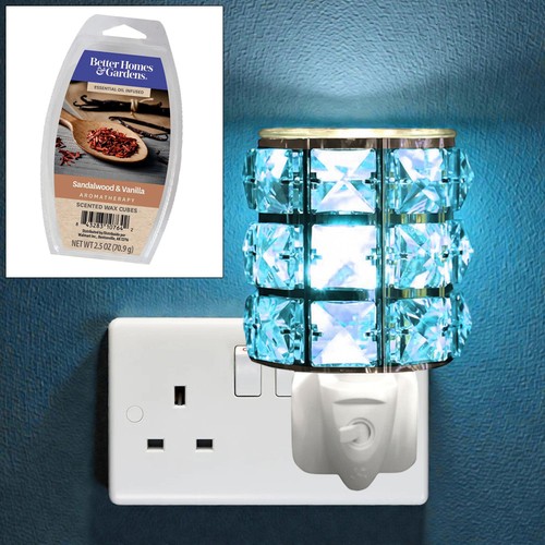 Blue crystal oil burner - crystal,
