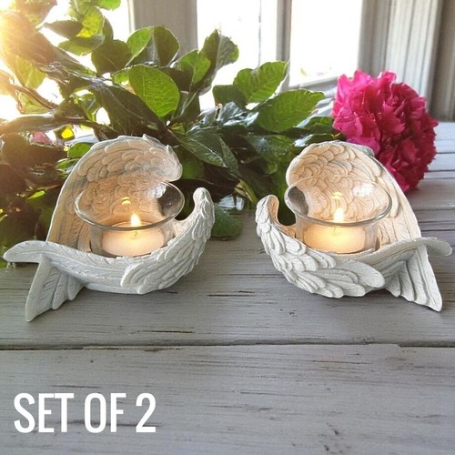 Angel wings tea light candle - wings,
