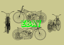 Speedway JAWA Motorcycle Card