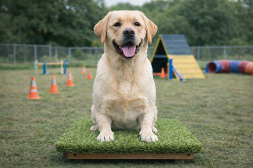 Dog agility placement - dog,