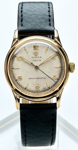 Rolex aqua 10k solid - aqua, gold