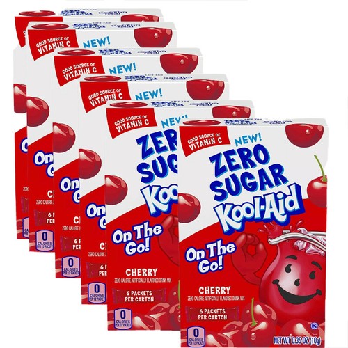 Boxes kool aid cherry zero - kool-aid,