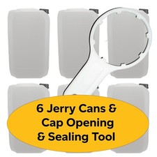 6 x 25L LITRE PLASTIC WATER