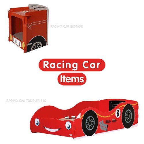 Racing car themed toddler bed - racing,