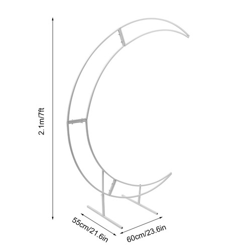 Large crescent wedding - crescent, balloon