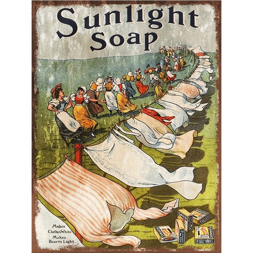 Sunlight soap metal - soap, sign
