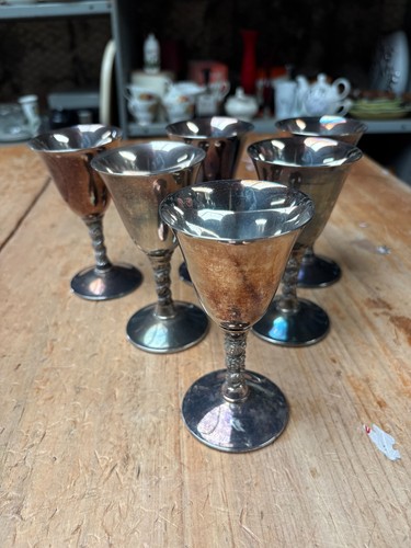 Falstaff silver plate goblet - plate, x