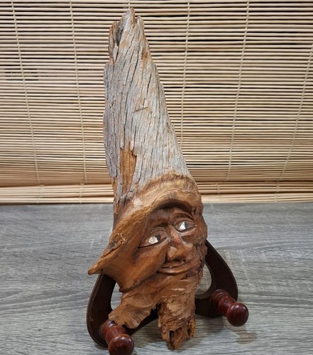 Folk art hand carved wood - hand,