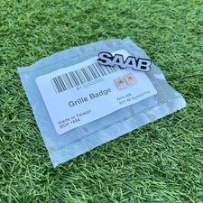 New SAAB Classic 900 9000 Metal Grille Badge Chrome Black 6956593 & 6962823