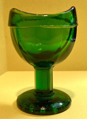 Vintage green glass - green,