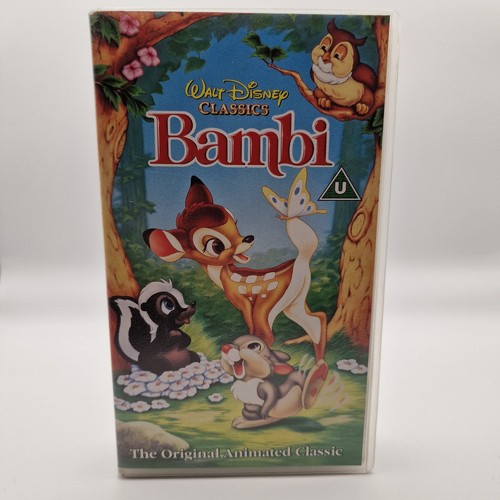Disney bambi vhs - video, tape
