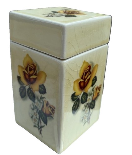 Vintage 70s lidded pot - lidded,