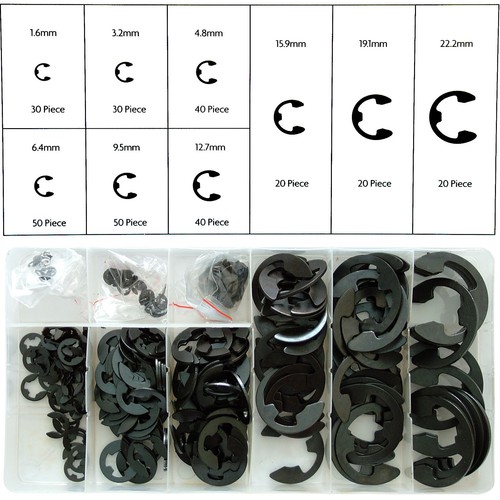 Clips retaining snap ring - e,