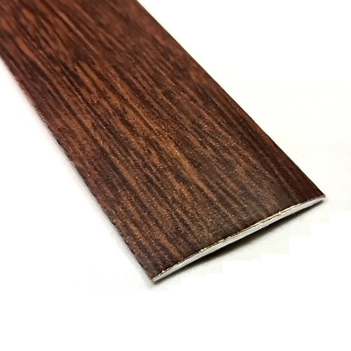 Walnut effect flat - flat, aluminium