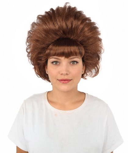 Voluminous retro wig - retro, synthetic