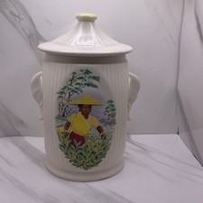 Sylvac Tea Caddy 3372 With Lid