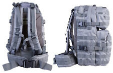 British Army SAS Tactical US Combat Rucksack Day Pack Bergen Molle Grey 40L Bag