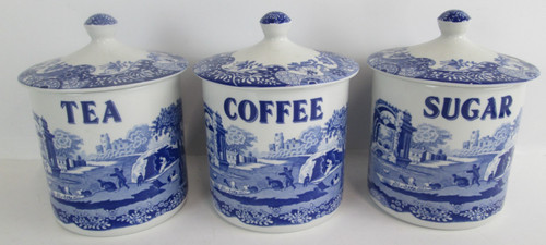 Spode blue italian tea coffee - spode,