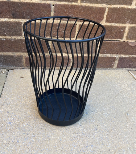 Vtg black coated - black, wrought