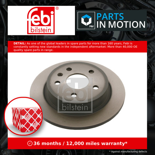 Brake discs pair solid fits - 2x,