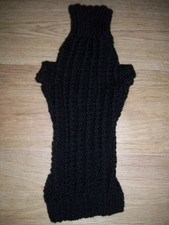 Brand new hand knitted ribbed