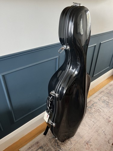 Size cello hard case black - 1/2,
