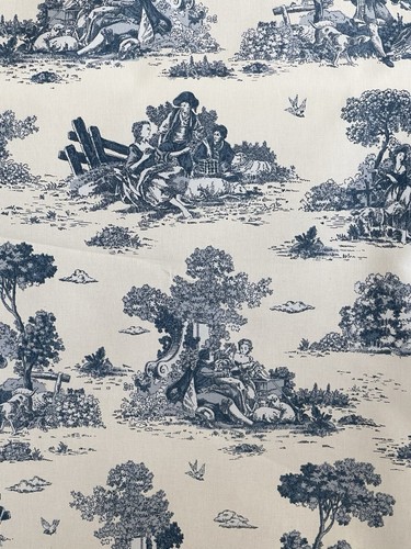 Toile jouy fabric printed - toile,
