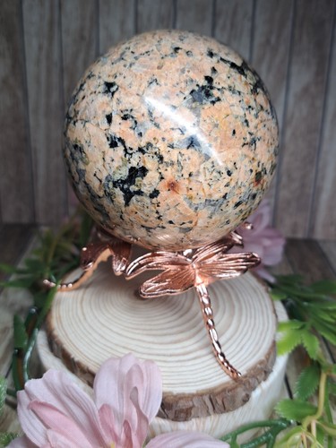 Granite stone sphere - granite,