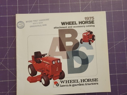 1975 wheel horse - wheel, &