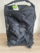 Kipling Darcey S Small Cabin Bag With Wheels Artisanal Black New