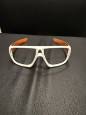 Oakley Dispatch One Polished White/Clementine Frame (No Icons)