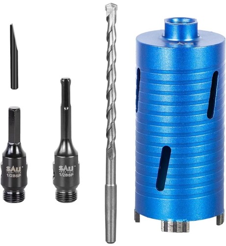 Diamond core drill bit - set, for