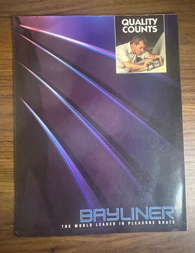 Bayliner brochure poster - bayliner,