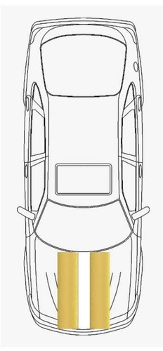 Matt flat gold twin - (b1),