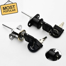 16/19mm Zinc Alloy Office Cabinet Cupboard Drawer Desk Pedestal Lock w/ 2 Keys