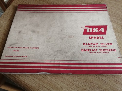 Bsa bantam d10 super - super,, supreme