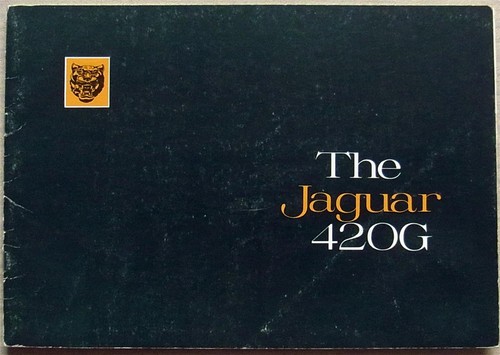 Jaguar 420g car sales brochure - car,